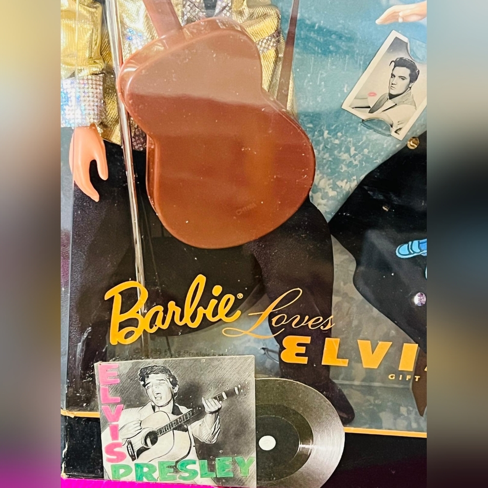 Barbie Loves Elvis Gift Set Collector Edition Dolls 1996 Mattel #17450 NRFB - Picture 7 of 9